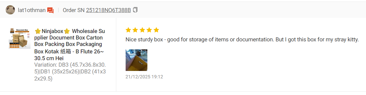 Review screenshot from cassmsy